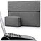 HYZUO 1516 Inch Laptop Case Bag Sleeve with Stand Feature for MacBook Pro 16 M5M4M3M2M1 ProMax 20262019 XPS 15 MacBook Pro 15 20152012 Samsung Galaxy Book Flex 15 Dark Gray