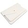 Benfan Leather Laptop Sleeve Compatible with New 14 inch MacBook Pro A2442Old MacBook Air 13 A1466 A1369 Old MacBook Pro 13 A1502 A1425 Surface Laptop 135 Color White