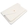 Benfan Leather Laptop Sleeve 13 Inch Compatible for 2024 13inch MacBook Air A3113 M313 MacBook Pro M2 Surface Pro 3 4 5 6 7 Dell XPS 13 Color White