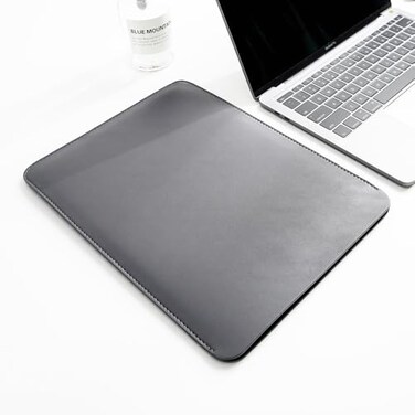 Benfan Laptop Sleeve 13 Inch Compatible with 2024 MacBook Air 13 M3 M2 M1 New MacBook Pro 13 M2 M1 Color Dark Grey