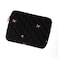 Attria Cute Bow Graphic Carrying Laptop Bag Y2K Preppy Laptop Sleeve Case Bag Kawaii Pad Computer Protect Case Pouch 1314 inchBlack