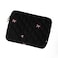 Attria Cute Bow Graphic Carrying Laptop Bag Y2K Preppy Laptop Sleeve Case Bag Kawaii Pad Computer Protect Case Pouch 1314 inchBlack