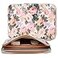 Kayond Canvas WaterResistant 14 Inch Laptop Sleeve case for 141inch Notebook Compute 14141 inch White Camellia