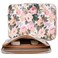 Kayond Canvas WaterResistant 14 Inch Laptop Sleeve case for 141inch Notebook Compute 14141 inch White Camellia