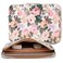Kayond Canvas WaterResistant 14 Inch Laptop Sleeve case for 141inch Notebook Compute 14141 inch White Camellia