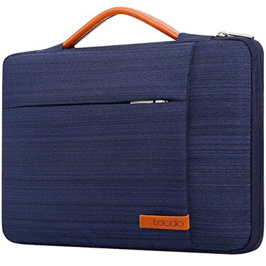 Lacdo 360 Protective Laptop Sleeve Case for 14 inch MacBook Pro M5 ProMax A3426 A3427 2026 M5M4M3M2M1 A3434 A3112 A3401 A3185 A2918 A2992 138 inch Surface Laptop 7th Computer Bag Blue
