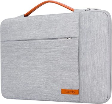 Lacdo 360 Protective Laptop Sleeve Case for 13 inch MacBook Air M5 A3449 2026 M4 A3240 2025 M3 A3113 A2681 A2337 13 MacBook Neo A18 Pro A3404 2026 iPad AirPro 13 M5 Computer Bag Gray