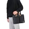 Lacdo 360 Protective Laptop Shoulder Bag 16 inch Computer Bag for 16 inch MacBook Pro M5 ProMax A3428 A3429 2026 M4M3M2M1 Pro Max A3403 A3186 A2991 A2780 A2485 20242019 Messenger Bag Black