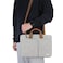Lacdo 360 Protective Laptop Shoulder Bag for 13 inch MacBook Air M5 A3449 2026 M4 A3240 2025 M3 A3113 M2 A2681 M1 A2337 A2179 A1932 13 inch MacBook Neo A18 Pro A3404 2026 Computer Bag Gray