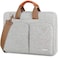 Lacdo 360 Protective Laptop Shoulder Bag for 13 inch MacBook Air M5 A3449 2026 M4 A3240 2025 M3 A3113 M2 A2681 M1 A2337 A2179 A1932 13 inch MacBook Neo A18 Pro A3404 2026 Computer Bag Gray