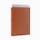 Comfyable Slim Laptop Sleeve 16 Inch Compatible for MacBook Pro M5 M4 M3 M2 ProMax 2026 Faux Leather Protective 16in Mac Cover Case Brown