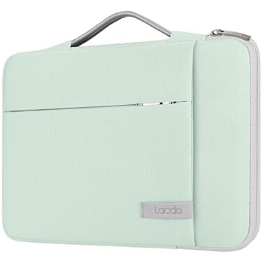Lacdo 360 Protective Laptop Sleeve Case for 13 inch MacBook Air M5 A3449 2026 M4 A3240 2025 M3 A3113 A2681 A2337 13 MacBook Neo A18 Pro A3404 2026 iPad AirPro 13 M5 Computer Bag Green