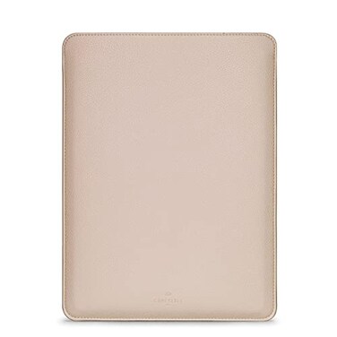 Comfyable Laptop Sleeve 13 Inch Precisely Compatible with MacBook Air M5 2026 MacBook ProNeo A18 Faux Leather Cover Case Sand