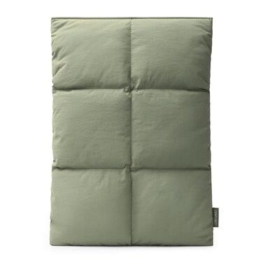 Comfyable Puffy Laptop Sleeve 13 Inch 14 Inch Quilted Puffer Laptop Carrying Case Pillow Case Compatible with MacBook Air M4 2025 M3 M2 M1 MacBook Pro M5 M4 ProMax Green