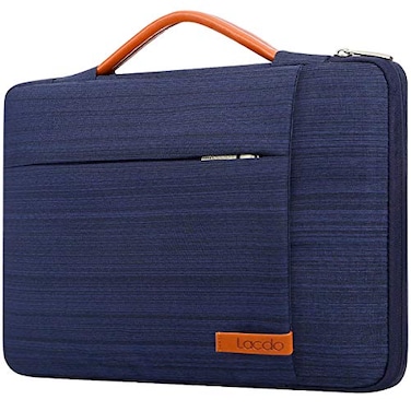 Lacdo 360 Protective Laptop Sleeve Case for 15 inch New MacBook Air M5A3448 2026 M4 A3241 2025 M3 A3114 M2 A2941 20242023 15 inch MacBook Pro A1990 A1707 Computer Bag WaterResistant Blue