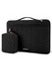 BAGSMART Laptop Case with Handle Puffy Padded Laptop Bag Sleeve for Women Portable MacBook AirPro Computer Case 1516 inch Black