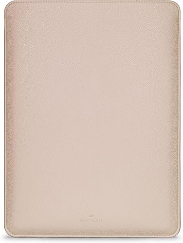 Comfyable Laptop Sleeve 15 Inch Precisely Compatible with MacBook Air 15 M5 M4 M3 M2 2026 Faux Leather Cover Case Sand