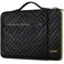 Lacdo 360 Protective Laptop Sleeve Case for 16 inch MacBook Pro M5 ProMax A3428 A3429 2026 M4M3M2M1 A3403 A3186 A2991 A2780 A2485 A2141 15 inch Surface Laptop 7 Computer Bag Elegant Black