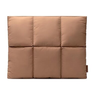 Comfyable Puffy Laptop Sleeve 15 16 Inch Quilted Puffer Laptop Carrying Case for Women Pillow Pouch Compatible for MacBook Air M5 MacBook Pro M5 ProMax 2026 Brown