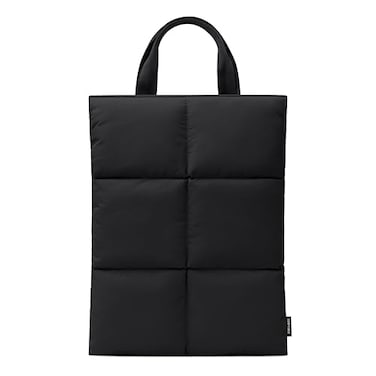 Comfyable Puffy Laptop Sleeve 15 16 Inch Quilted Puffer Laptop Carrying Case with Handle Pillow Case Compatible for MacBook Air 15 M5 MacBook Pro 16 M5 ProMax 2026 Puff Cover Black