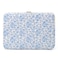 BBIQI Puffy Laptop Sleeve 13 Inch Cute Quilted Laptop Protective Case Padded Floral Computer Sleeve for MacBook BBlue 13 Inch
