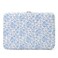 BBIQI Puffy Laptop Sleeve 13 Inch Cute Quilted Laptop Protective Case Padded Floral Computer Sleeve for MacBook BBlue 13 Inch