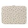 BBIQI Puffy Laptop Sleeve 13 Inch Cute Quilted Laptop Protective Case Padded Floral Computer Sleeve for MacBook ABlack 13 Inch