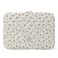 BBIQI Puffy Laptop Sleeve 13156 Inch Cute Quilted Laptop Protective Case Padded Floral Computer Sleeve for MacBook ALight Blue 15 Inch