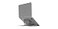 MAJEXTAND PaperThin Stand for MacBook Laptop Riser Slim Portable Ergonomic Ventilated Stand 6 Adjustable Heights from 21 to 36 Compatible with Laptops Up to 18 US Patented Space Gray