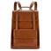 ECOSUSI Laptop Backpack for Women PU Leather Backpack Vintage for Laptop 156 inches Computer Bag College Bookbag Brown