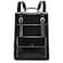 ECOSUSI Laptop Backpack for Women PU Leather Backpack Vintage for Laptop 156 inches Computer Bag College Bookbag Black