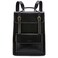 ECOSUSI Laptop Backpack for Women PU Leather Backpack Vintage for Laptop 156 inches Computer Bag College Bookbag Black
