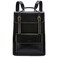 ECOSUSI Laptop Backpack for Women PU Leather Backpack Vintage for Laptop 156 inches Computer Bag College Bookbag Black