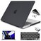 Teryeefi for M5 MacBook Pro 14 Inch case M4 M3 M2 M1 2023 2022 2021 Release Model A2918A2992 A2442A2779A3185A3434 Plastic Hard Shell Case with Keyboard Skin Screen Protector Black