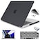 Teryeefi for M5 MacBook Pro 14 Inch case M4 M3 M2 M1 2023 2022 2021 Release Model A2918A2992 A2442A2779A3185A3434 Plastic Hard Shell Case with Keyboard Skin Screen Protector Black