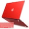 IBENZER Compatible with MacBook Air 11 Inch Case Model A1370 A1465 Soft Touch Plastic Hard Shell Case Bundle with Keyboard Cover for Mac Air 11 Red A11RD1