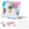 MOSISO Compatible with MacBook Pro 13 inch Case M2 2026 2025 20242016 A2338 M1 A2251 A2289 A2159 A1989 A1708 A1706 Plastic Pattern Hard Shell Case CoverKeyboard CoverScreen Protector World Map