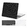 MOSISO Compatible with MacBook Air 13 inch Case 2022 2021 2020 2019 2018 Release A2337 M1 A2179 A1932 Retina Display Plastic Leopard Grain Hard Shell CaseKeyboard CoverScreen Protector Black