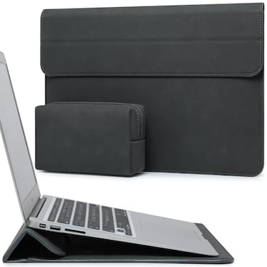 HYZUO 13314 Inch Laptop Sleeve Case with Stand Feature for MacBook Pro 14 M5M4M3M2M1 20262021 MacBook ProAir 133 135 138 Surface Laptop HP Spectre X360 1314 Space Gray