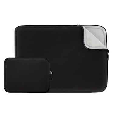 RAINYEAR make life easier RAINYEAR 16 Inch Laptop Sleeve Protective Soft Case with Accessories Pouch Specially Compatible with 16 MacBook Pro M1 M2 M3 M4 M5 ProMax A3403 A3186 A3428 A3429 BlackUpgrade