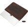 CataPurus Top Grain Leather 142 Laptop Sleeve Case Fit Design Compatible with MacBook Air 13 M2 A2681 M1 A2337 A2179 A1932Pro 13 M2 A2338 A2251 A2289 A2159 A1989 A1706 A1708 Coffee 142 Inch
