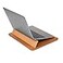 Moshi Muse Laptop Sleeve with Folding Stand for 13 MacBookLaptop Ergonomic 15Degree Convertible Stand Vegan Leather ZipperLess Magnetic Design Microfiber Inner Lining Caramel Brown