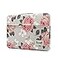 Canvaslife Pink Rose Pattern 13 inch Canvas Laptop Sleeve with Pocket 13 inch 133 inch Laptop 13 case13 Sleeve