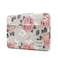 Canvaslife Pink Rose Pattern 13 inch Canvas Laptop Sleeve with Pocket 13 inch 133 inch Laptop 13 case13 Sleeve