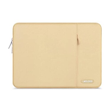 MOSISO Laptop Case 133 inch 13133 inch Laptop Sleeve Compatible with MacBook AirPro 13Pro 14 M5 M4 M3 M2 M1 HP Dell ASUS LenovoPolyester Vertical Computer Sleeve Bag with Pocket Camel