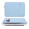 MOSISO Laptop Case 13 inch 13 inch Laptop Sleeve Compatible with MacBook Air M4 M3 M2 M1 20252018 Pro M2 M1 20252016 Polyester Vertical Computer Sleeve Bag with Pocket Air Blue