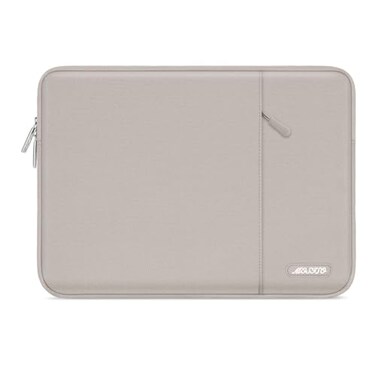 MOSISO Laptop Case 16 inch 15156 inch Laptop Sleeve Compatible with MacBook Pro 16 M5 M4 M3 M2 M1 HP Acer Dell Lenovo ASUS Polyester Vertical Computer Sleeve Bag with Pocket Stone Gray