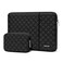 MOSISO Laptop Case 133 inch 13133 inch Laptop Sleeve Compatible with MacBook AirPro 13 Pro 14 HP Dell Acer ASUS LenovoSquare Quilted Vertical Computer Bag with PocketSmall Case Black