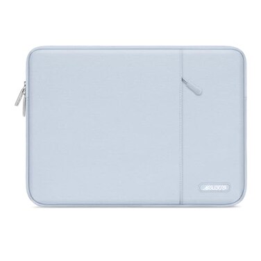 MOSISO Laptop Case 16 inch 15156 inch Laptop Sleeve Compatible with MacBook Pro 16 M5 M4 M3 M2 M1 HP Acer Dell Lenovo ASUS Polyester Vertical Computer Sleeve Bag with Pocket Baby Blue