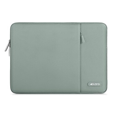 MOSISO Laptop Case 13 inch Laptop Sleeve Compatible with MacBook NeoAirPro 13 inch with A18M5M4M3M2M1 Chip 20262016 Polyester Vertical Computer Sleeve Bag with Pocket Antique Green